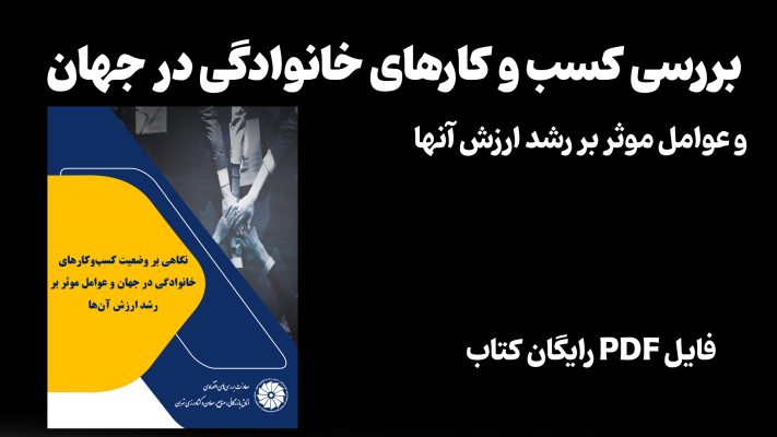فایل PDF کتاب بررسی کسب و کارهای خانوادگی در جهان و دلایل رشد ارزش آنها (زبان فارسی)