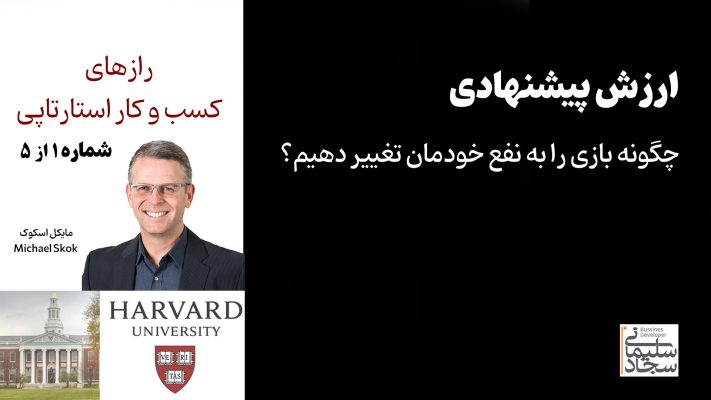 رازهای کسب و کار استارتاپی - دانشگاه هاروارد - ارزش پیشنهادی
